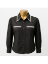 Camisa Perlas de satén