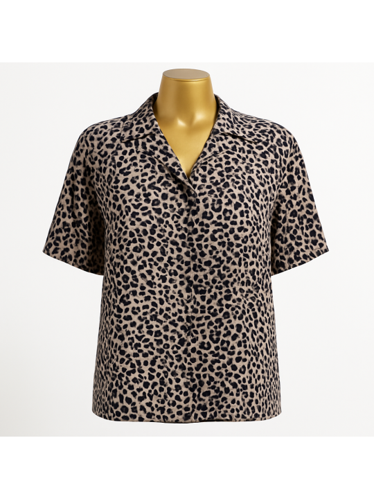 Camisa Mick Leopard Bew