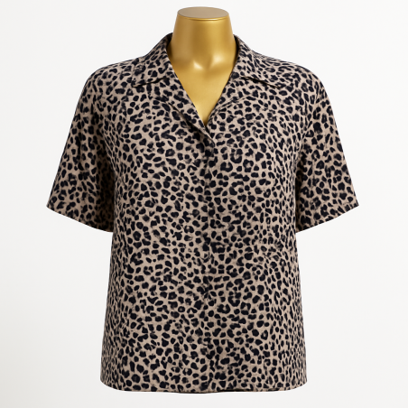 Camisa Mick Leopard Bew