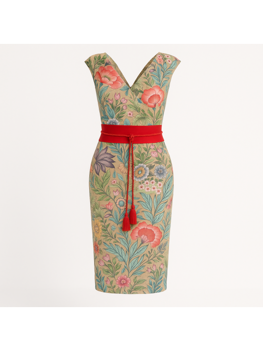 Vestido jardín japo Kahyra