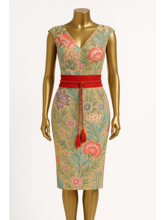 Vestido jardín japo Kahyra