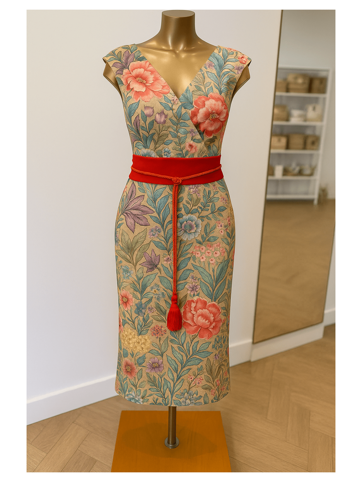Vestido jardín japo Kahyra