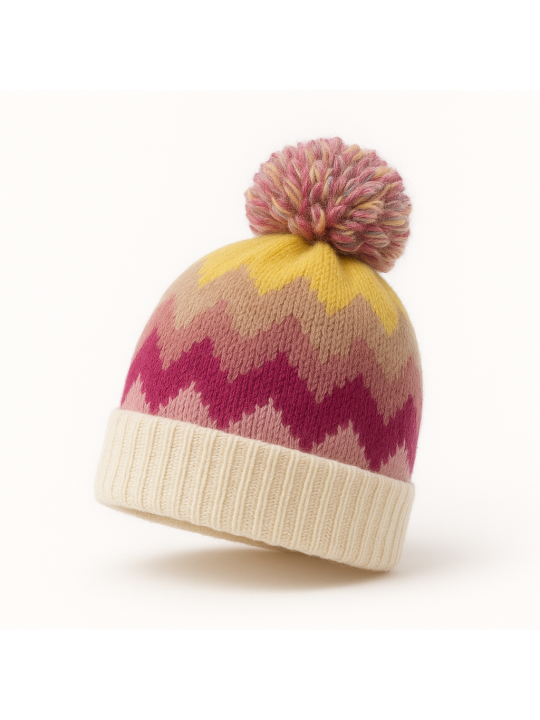 Gorro multicolor alpaca y lana