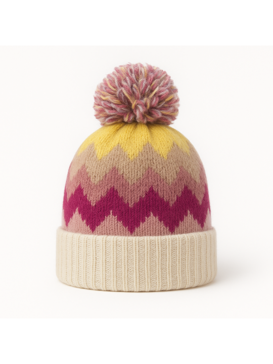 Gorro multicolor alpaca y lana